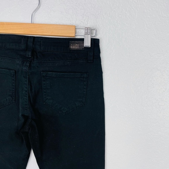 NWT PAIGE BLACK PEG SKINNY DENIM JEANS - Picture 3 of 6